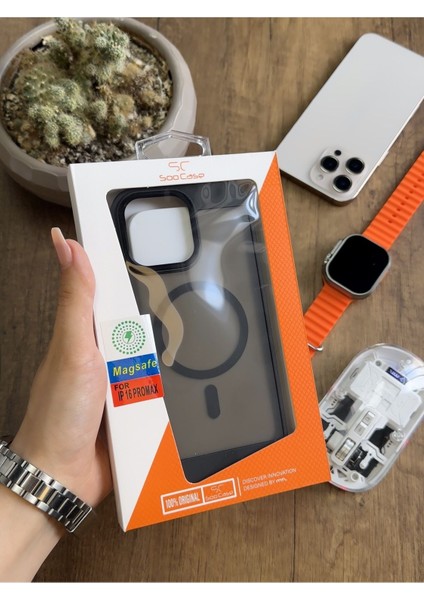iPhone 16 Pro Max Magsafe Uyumlu Silikon Kılıf SOOCASE635