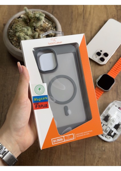 iPhone 16 Plus Magsafe Uyumlu Silikon Kılıf SOOCASE635 indirimleri