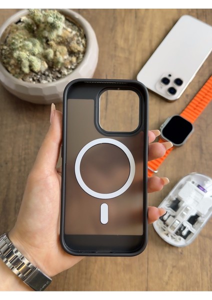 iPhone 15 Pro Magsafe Uyumlu Silikon Kılıf SOOCASE635