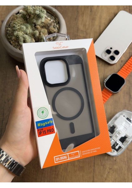 iPhone 15 Pro Magsafe Uyumlu Silikon Kılıf SOOCASE635