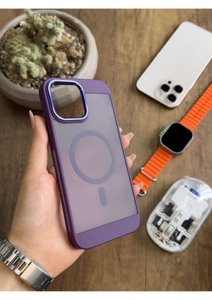 iPhone 13 Pro Max Magsafe Uyumlu Silikon Kılıf SOOCASE635
