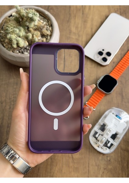 iPhone 13 Pro Max Magsafe Uyumlu Silikon Kılıf SOOCASE635