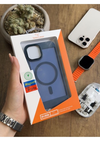 iPhone 13/14 Magsafe Uyumlu Silikon Kılıf SOOCASE635