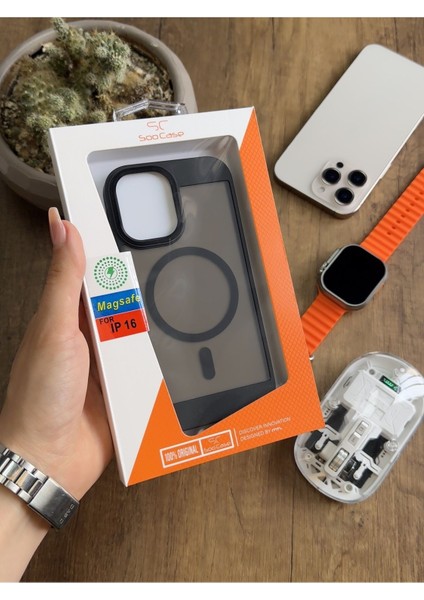iPhone 16 Magsafe Uyumlu Silikon Kılıf SOOCASE635