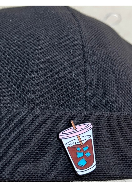 Iced Coffee Pin Docker Cap - Unisex Şapka