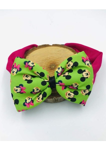 Desenli Lastik Bandana