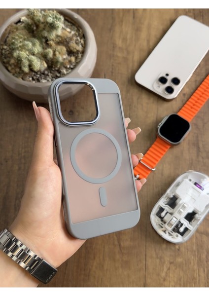 iPhone 15 Pro Magsafe Uyumlu Silikon Kılıf SOOCASE635