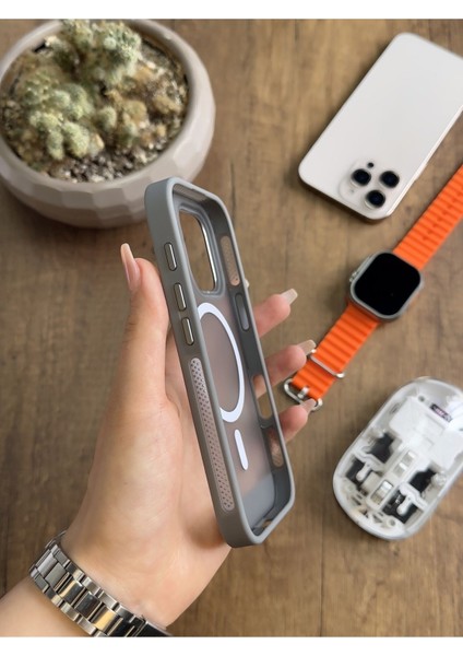 iPhone 15 Pro Magsafe Uyumlu Silikon Kılıf SOOCASE635