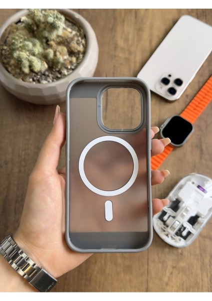 iPhone 15 Pro Magsafe Uyumlu Silikon Kılıf SOOCASE635