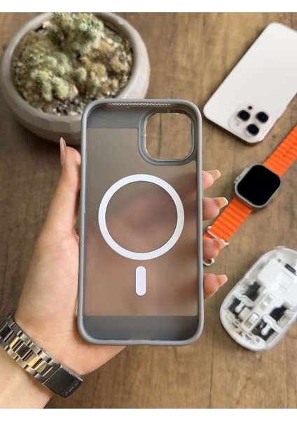 iPhone 13/14 Magsafe Uyumlu Silikon Kılıf SOOCASE635