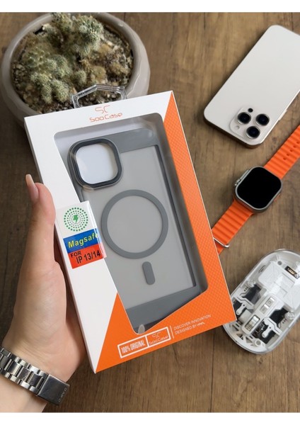 iPhone 13/14 Magsafe Uyumlu Silikon Kılıf SOOCASE635