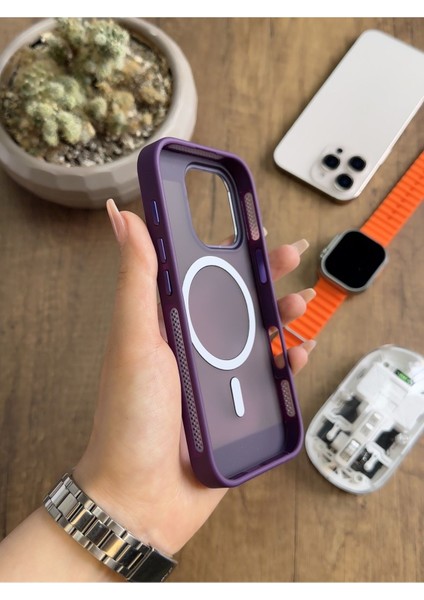 iPhone 16 Pro Magsafe Uyumlu Silikon Kılıf SOOCASE635