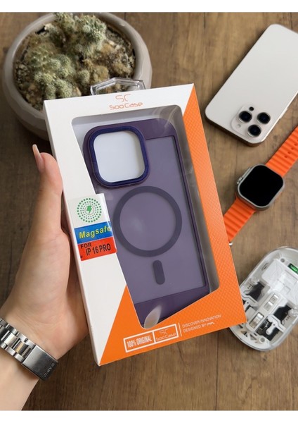 iPhone 16 Pro Magsafe Uyumlu Silikon Kılıf SOOCASE635