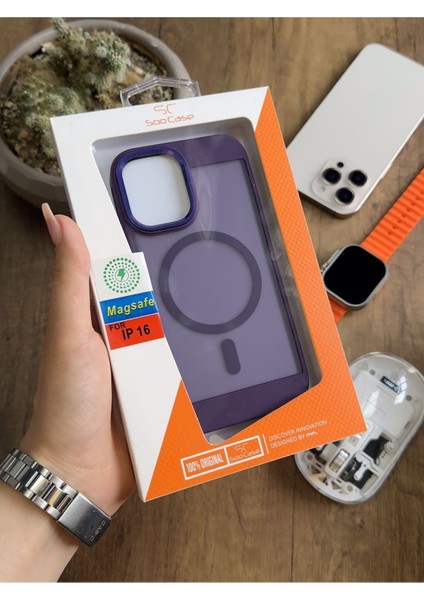 iPhone 16 Magsafe Uyumlu Silikon Kılıf SOOCASE635