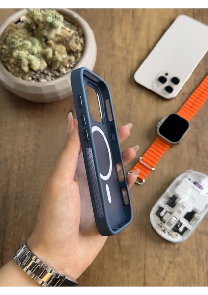iPhone 13 Pro Magsafe Uyumlu Silikon Kılıf SOOCASE635