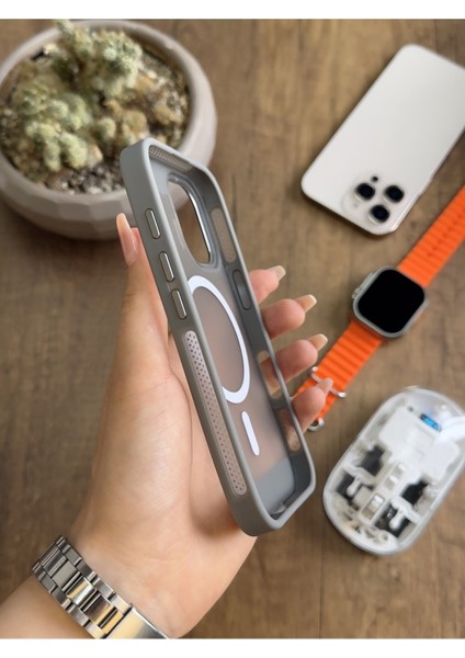 iPhone 16 Magsafe Uyumlu Silikon Kılıf SOOCASE635