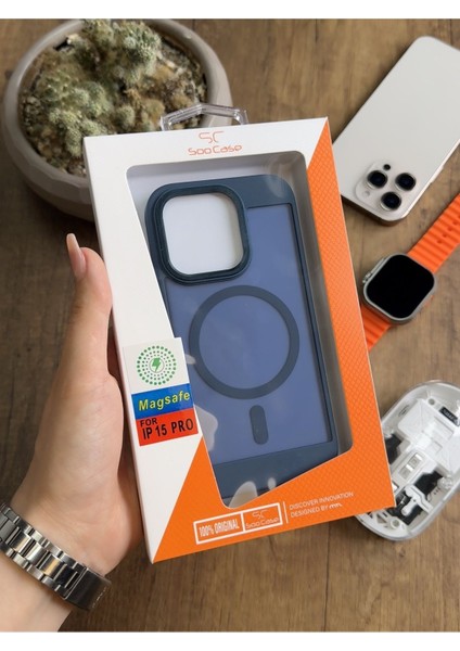 iPhone 15 Pro Magsafe Uyumlu Silikon Kılıf SOOCASE635