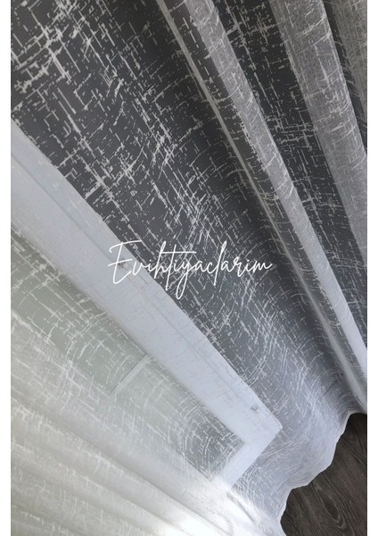 Ütü İstemez Kırışmaz Tüm Odalara Uygun Katyonik Örme Modeli 1/3 Sık Pileli Tül Perde modelleri