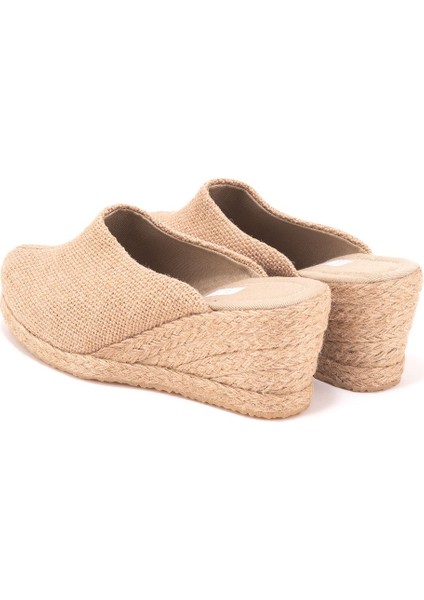 Naturel Hasır Sabo Terlik Gerçek Elişi Burnu Kapalı El Işi Kadın Keten Günlük Terlik Handmade modelleri