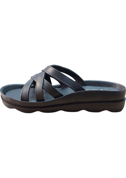 1727 Siyah Cilt Comfort Casual Anatomik Günlük Terlik fiyatları