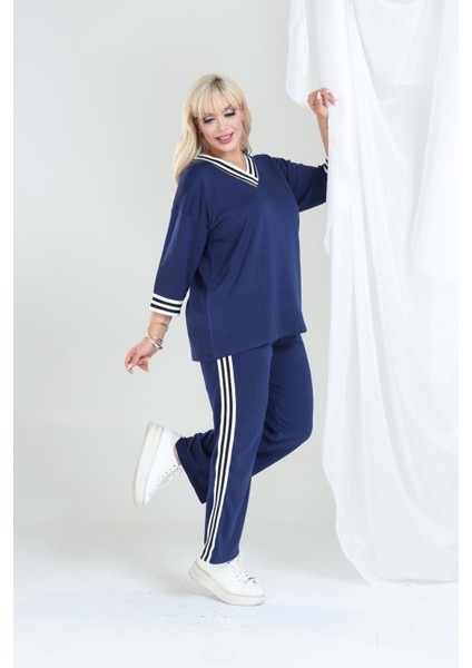 Şeritli Takım Oysho Modal Kumaş Şeritli Yumuşak Dokulu M-6xl fırsatları