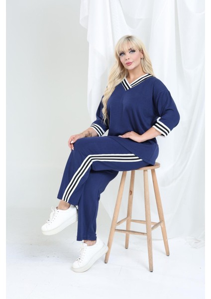 Şeritli Takım Oysho Modal Kumaş Şeritli Yumuşak Dokulu M-6xl indirimleri