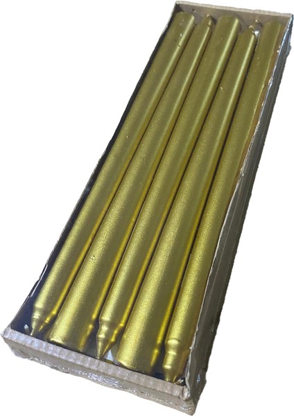 K.l.b.k. 10'lu Şamdan Mum Gold