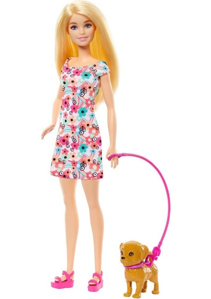 HTK37 Barbie ve Engelli Köpeği Oyun Seti