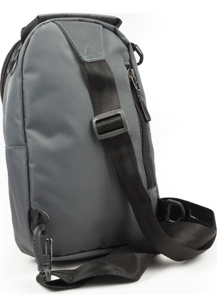Imperteks Kumaş Günlük Çapraz Göğüs El ve Omuz Çantası Unisex Siyah Body Bag Siyah Gri 911 indirimleri