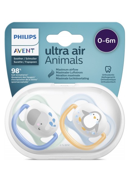 Avent Ultra Air Emzik 0-6 Ay Erkek