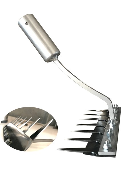 Timsah Çapa 24 cm Tırmıklı Ot Kesme ve Toplama El Çapası Sapsız