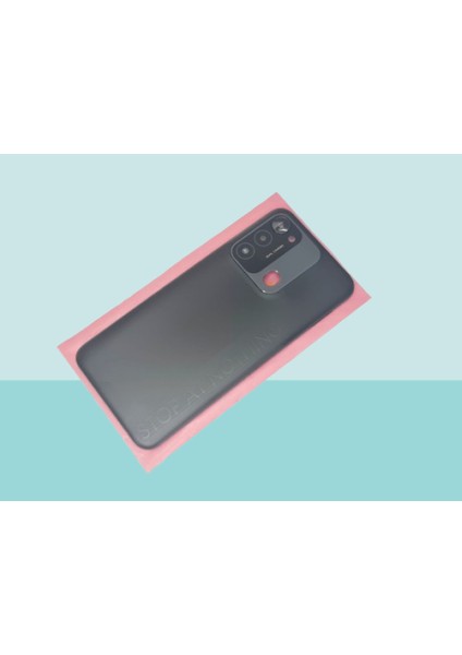 - Tecno Spark 8c Full Kasa Arka Kapak Batarya Kapağı - Siyah