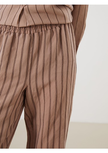 Yeni Sezon Beli Lastikli Modal Karisimli Kadin Pantolon - S5PV11Z8 modelleri