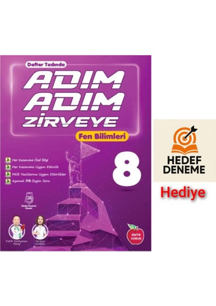 Newton 8.sınıf Adım Adım Zirveye Fen Bilimleri -Hedef Deneme