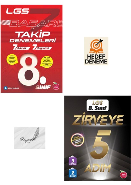 Newton 8.sınıf Lgs Başarı Takip Denemeleri Zirveye 5 Adım -Hedef Deneme
