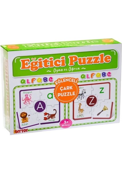 7197 Çark Puzzle Alfabe