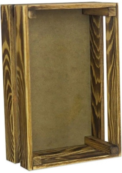 Ahşap Dekoratif Raf Kasa Çok Amaçlı Kasa Sandık Ekmek Kasası