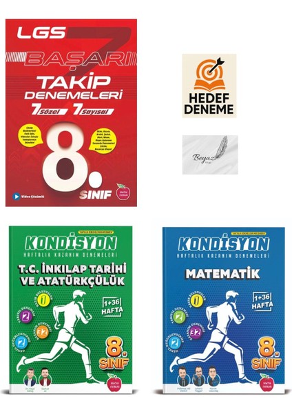 Newton 8.sınıf Lgs Başarı Takip Kondisyon Inkılap Tarihi ve Atatürkçülük Matematik Denemeleri-Hedef Deneme