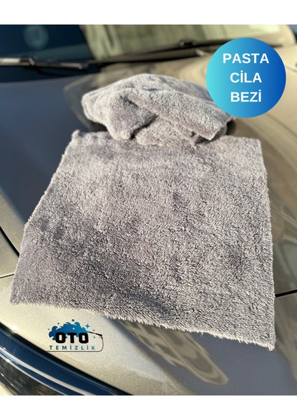 Araba Pasta Cila Bezi, Oto Cila Bezi– 40X40 cm Iz Bırakmaz, Süper Parlaklık Sağlar (1 Adet)
