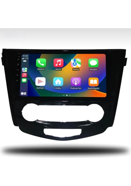 Nissan Qashqai Manuel Klimalı 2014/2021 Androidauto/Carplay Multimedya