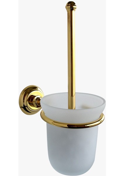 Isaoğlu Yapı Gold Klozet Fırçası Duvara Askılı Yer Tutmaz Gold Tuvalet Fırçası Pirinç Materyal fırsatları