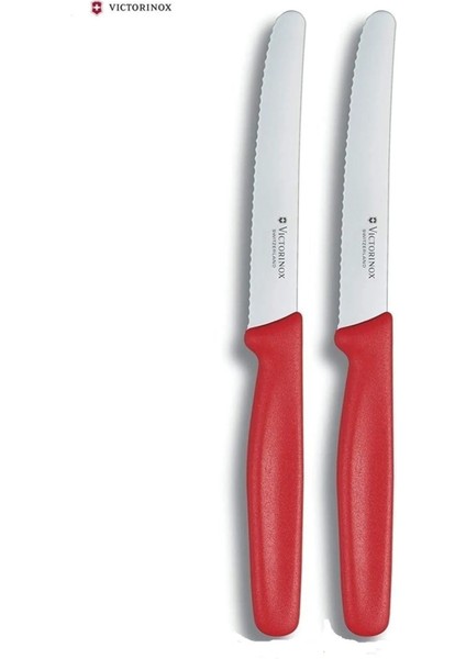 2 Ad. 6.7831 11 Cm. Çelilk Tırtıklı Bıçak