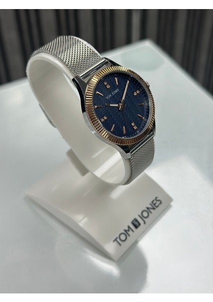 London Lacivert Kadran Hasır Kordon Kadın Kol Saati