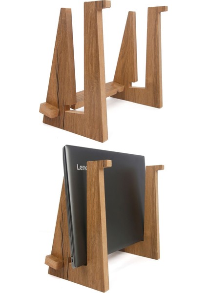 Ayarlanabilir Kademeli Ahşap Laptop Standı Notebook Yükseltici Macbook Tutucu 13" 14" 15" 16" 17" fiyatları