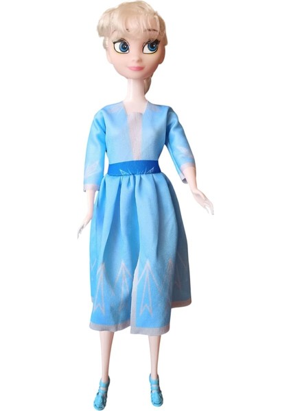 Frozen Anna ve Elsa Oyuncak Bebek Seti - 2 Büyük, 2 Küçük modelleri