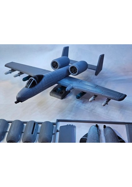A10 Warthog Uçak Maket Kiti | Kurulabilir Jet Uçağı Oyuncak Seti | Koleksiyon ve Hobi Model
