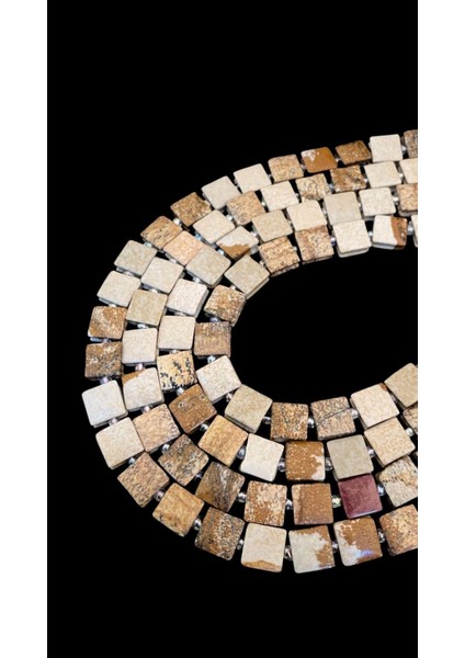 10 mm Kanallı Jasper Taşı Dizi fiyatları