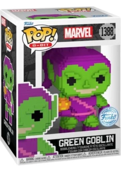 Pop 8-Bit Marvel Spider-Man - Green Goblin Özel Sürüm NO:1388