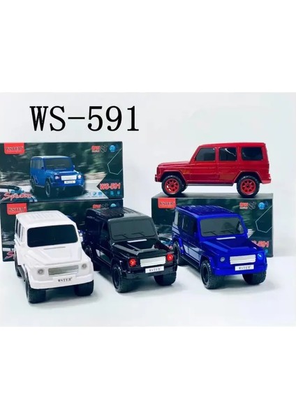 Wster WS-591 Ledli Araba Usb-Tf-Fm Radyo Bluetooth Hoparlör Siyah fırsatları