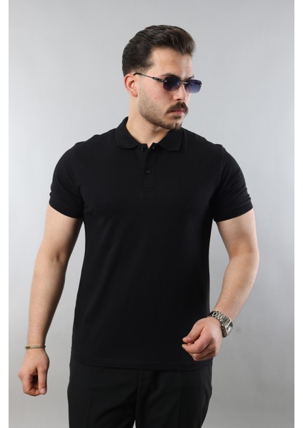 Erkek Slim Fit Dar Kesim Pamuklu Yumuşak Doku Nefes Alan Kumaş Erkek Polo Yaka T Shirt modelleri